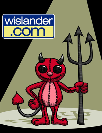 Devil Doll with Pitch Fork
